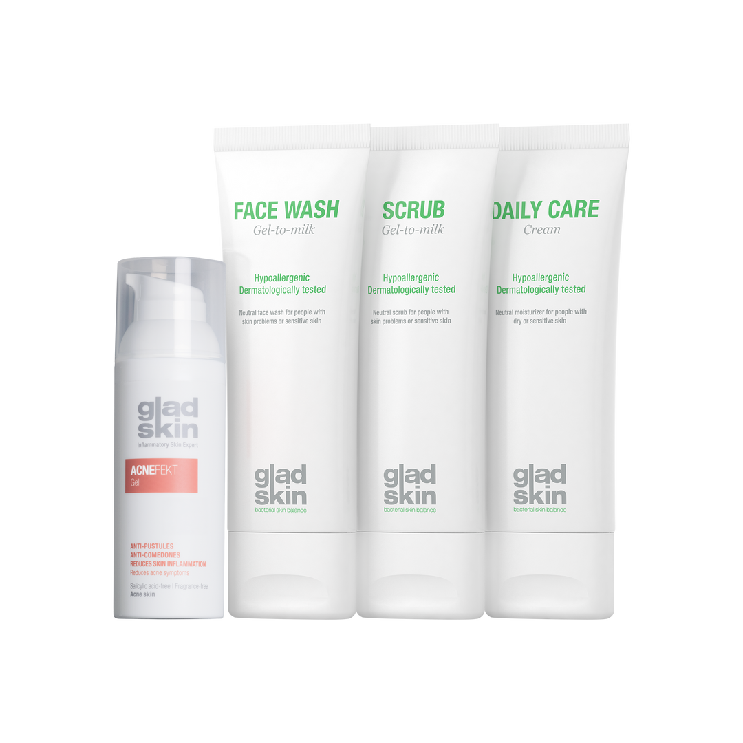 ACNEFEKT Care Set, ideal routine to clean, treat and moisturize acne-prone skin